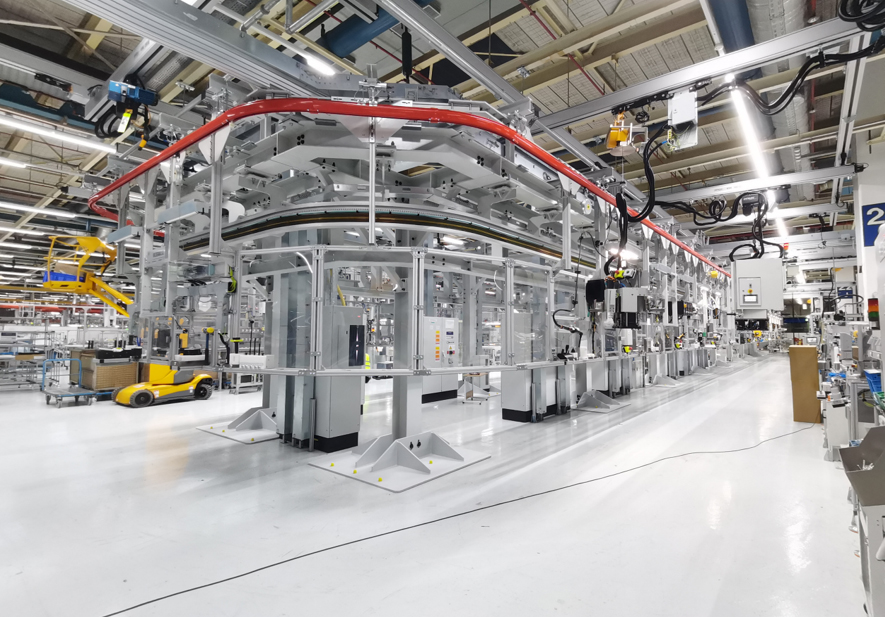 采埃孚德國(guó)變速箱裝配線